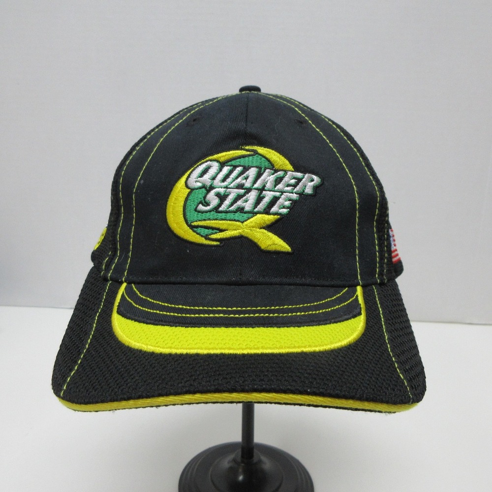 Paul Menard 98 Quaker State Hat Cap Snap Back Mens One Size‎ Black NASCAR Racing